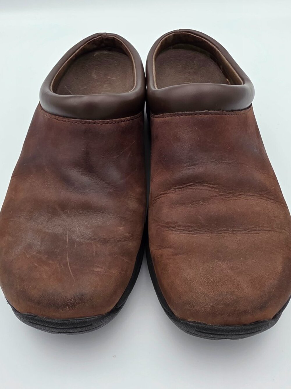 Merrell Jungle Primo Dark Brown Leather Slip On Mule Clogs Women's Size 8